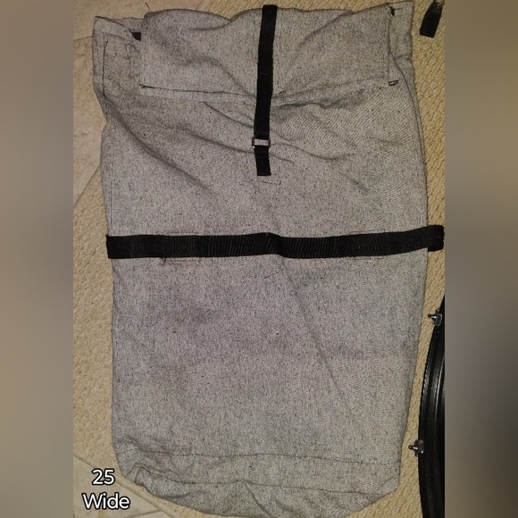 Heavy duty canvas duffle bag with top opening - Picture 4 of 5